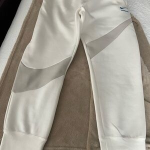 White and Gray Nike Pants